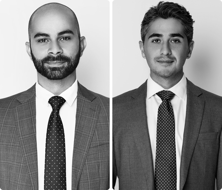 Profile photoes of Firouzi and Salem